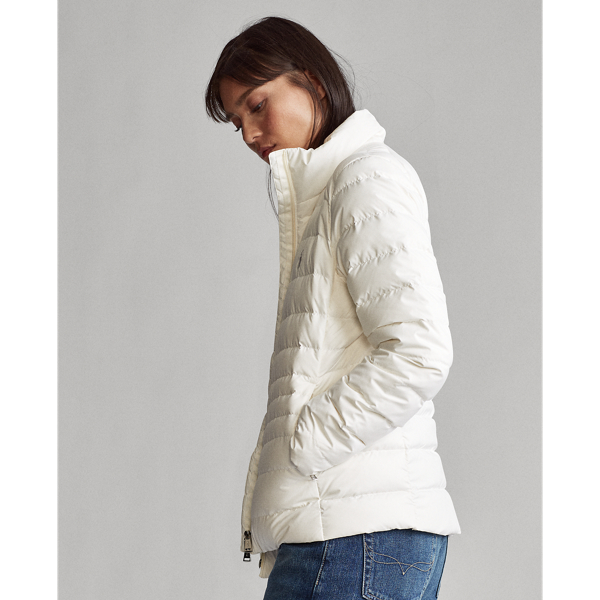 Warm White Packable Down Jacket Polo Ralph Lauren 5