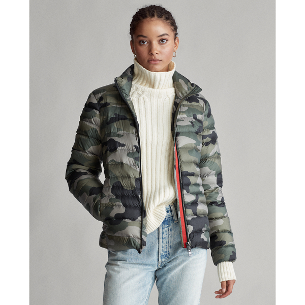 Ralph lauren camo jacket womens online