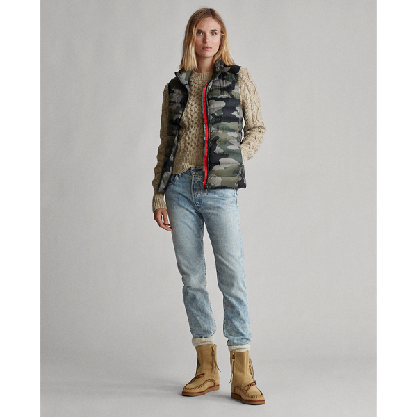 Performance Camo Camo Packable Down Gilet Polo Ralph Lauren 4