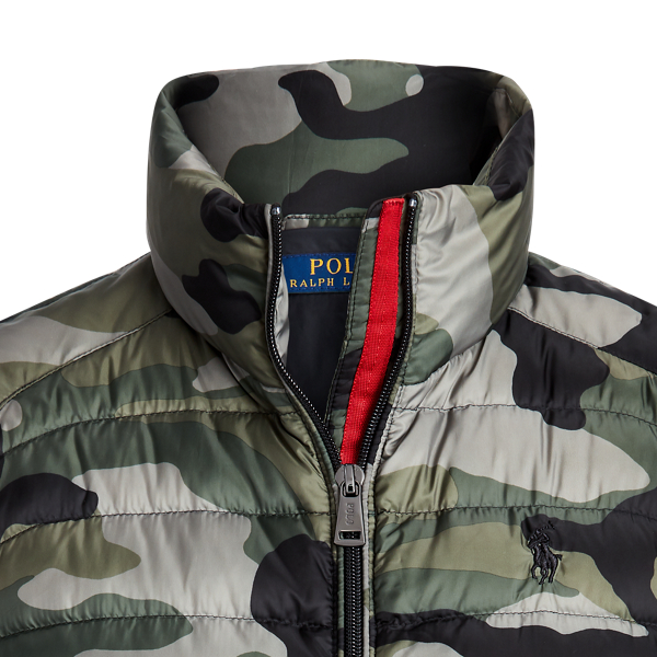 Performance Camo Camo Packable Down Gilet Polo Ralph Lauren 7