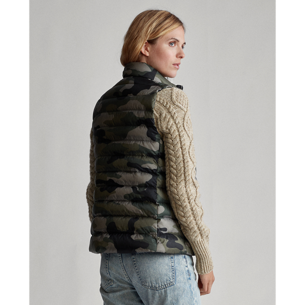 Performance Camo Camo Packable Down Gilet Polo Ralph Lauren 6