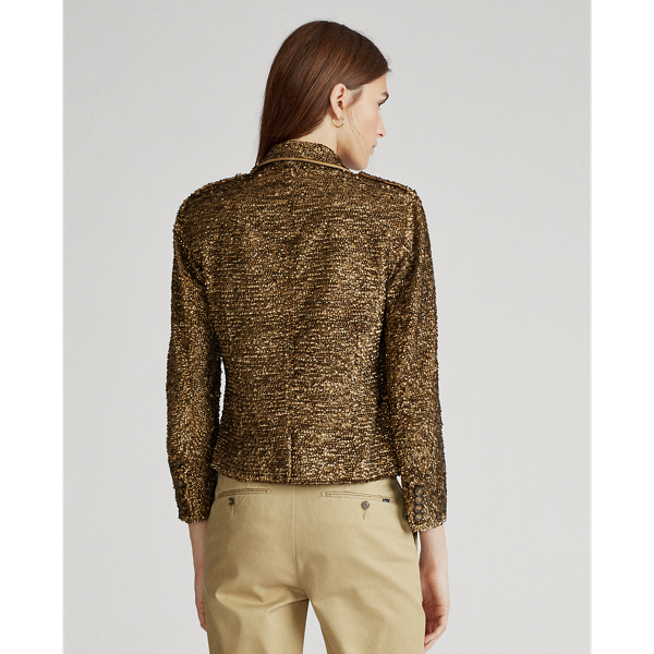 Sequin Print Sequined Jacket Polo Ralph Lauren 5