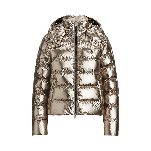 Metallic Down Jacket for Women Ralph Lauren BE