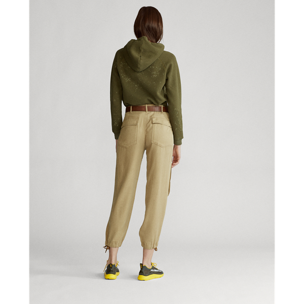 Granary Tan Twill Cargo Trouser Polo Ralph Lauren 4