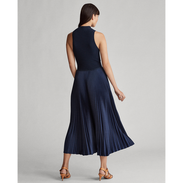 【POLO RALPH LAUREN】SLEEVELESS MOCKNECKエレガントドレス Sleeveless Mockneck Dress