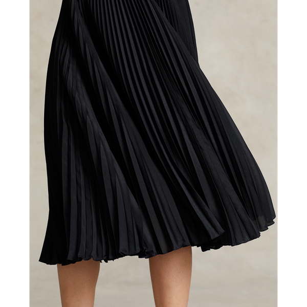 Pleated Midi Skirt