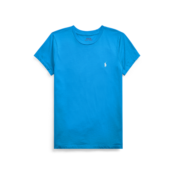 T-shirt van katoenen jersey met ronde hals