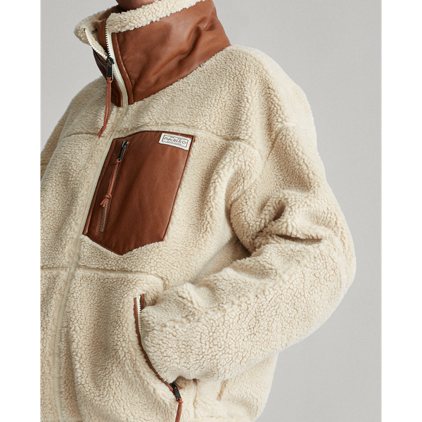 Spring Beige Fleece Zip Jacket Polo Ralph Lauren 6