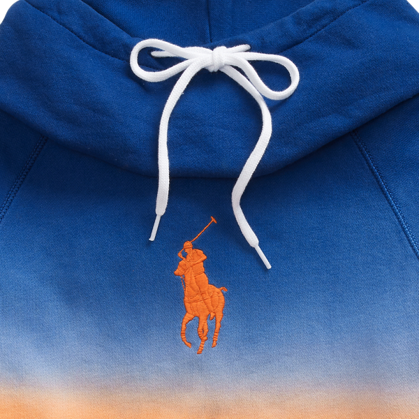 Navy/ Orange Ombre Ombre Fleece Hoodie Polo Ralph Lauren 6