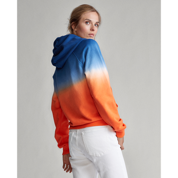 Navy/ Orange Ombre Ombre Fleece Hoodie Polo Ralph Lauren 4