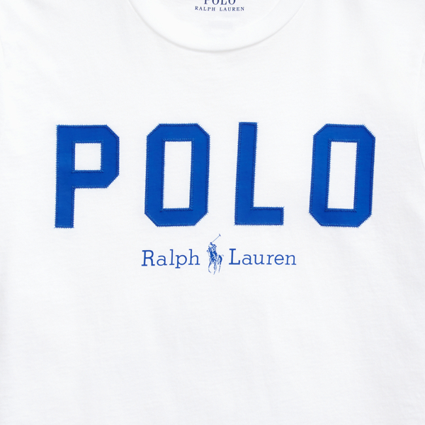 White Polo Cotton Tee Polo Ralph Lauren 5