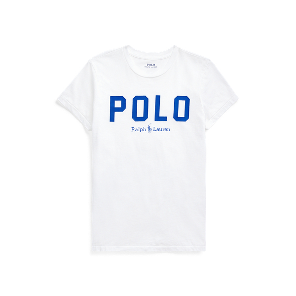 White Polo Cotton Tee Polo Ralph Lauren 2