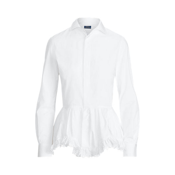 Broadcloth Peplum Shirt Polo Ralph Lauren in 1