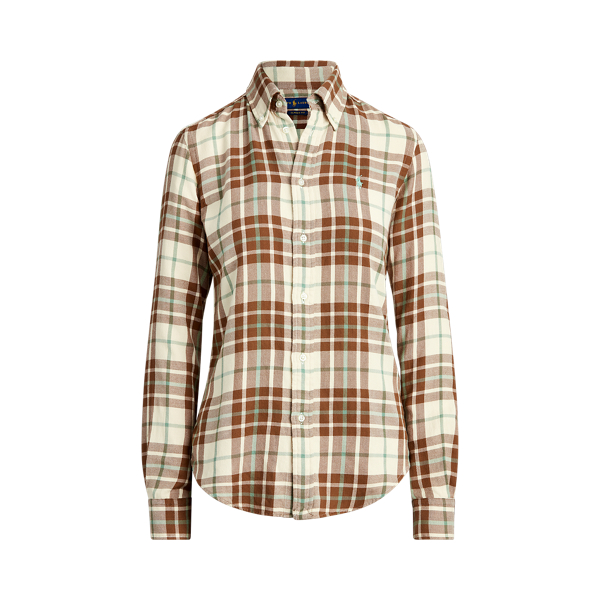 Plaid Cotton Twill Shirt Polo Ralph Lauren in 1