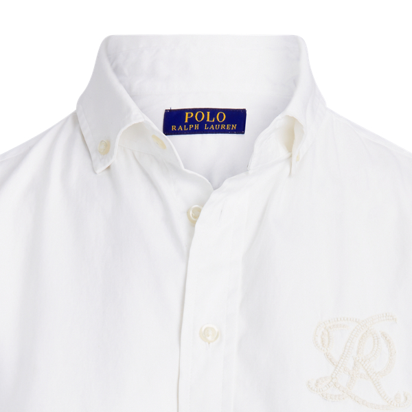 White Cotton Oxford Shirt Polo Ralph Lauren 7