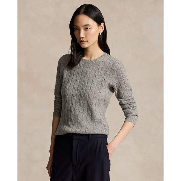 Cable Knit Cashmere Sweater