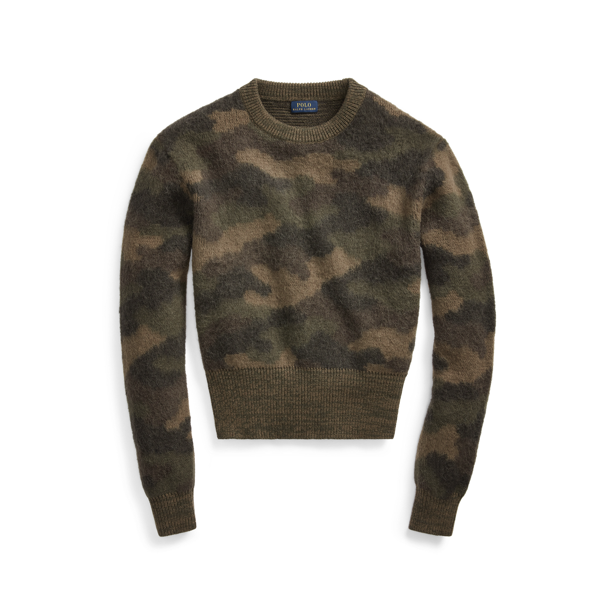 Camo-Print Wool Sweater Camo-Print Wool Sweater