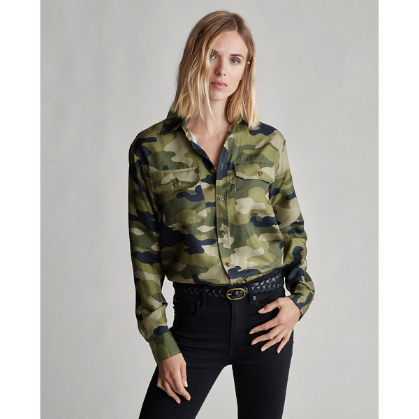 Ralph lauren polo camo shirt online