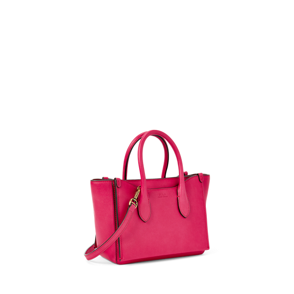 Peony Leather Mini Sloane Satchel Polo Ralph Lauren 2