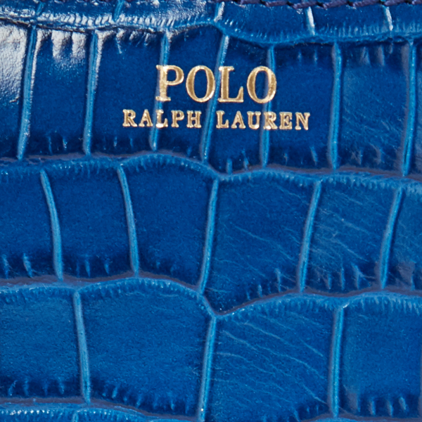 Royal Blue Leather Mini Sloane Satchel Polo Ralph Lauren 5