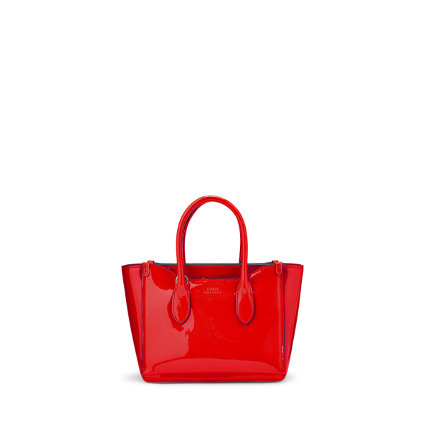 Patent Mini Sloane Satchel Polo Ralph Lauren em 1