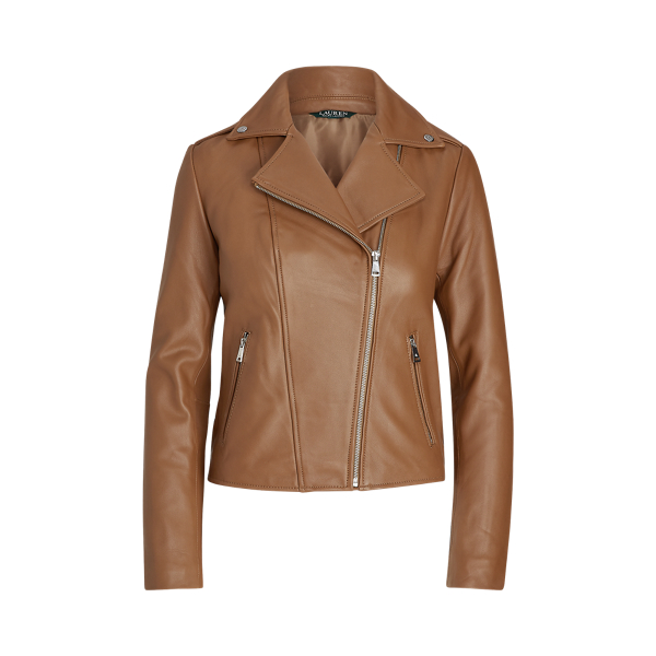 Giacca biker in pelle Lauren in 1