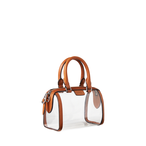 Clear/Cuoio Clear Mini Camden Duffel Bag Polo Ralph Lauren 2