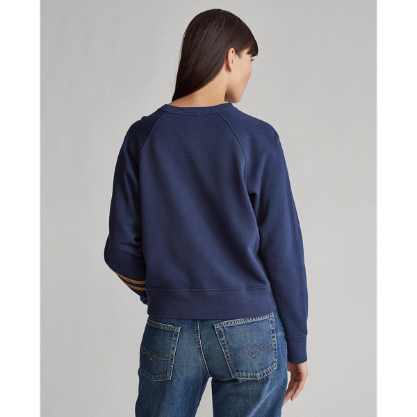 Aviator Navy Bullion-Patch Terry Sweatshirt Polo Ralph Lauren 4