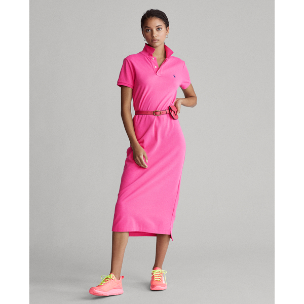 Accent Pink Short-Sleeve Polo Shirtdress Polo Ralph Lauren 4