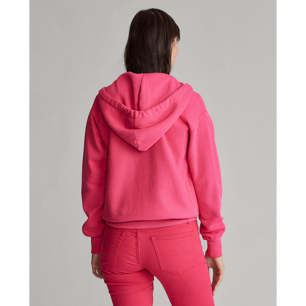 Accent Pink Fleece Full-Zip Hoodie Polo Ralph Lauren 5