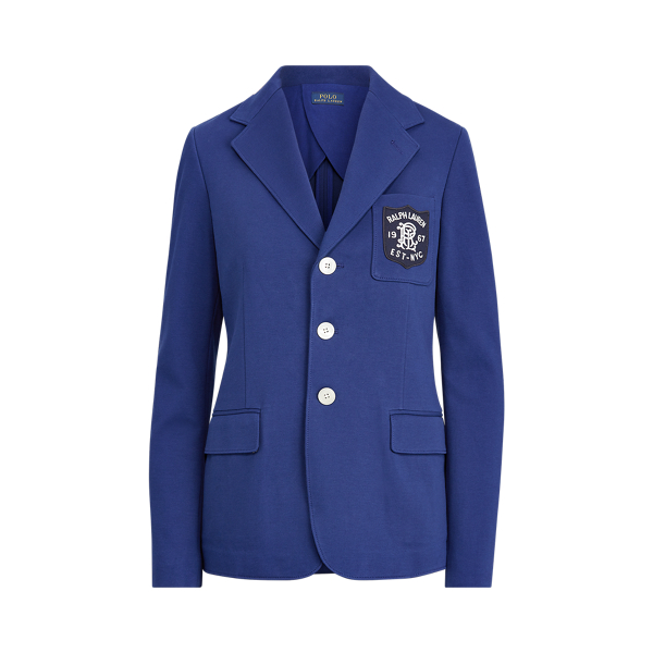 Double-Knit Jacquard Blazer Polo Ralph Lauren 1