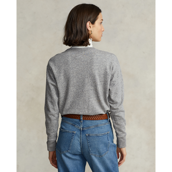 Dark Vintage Heather Polo Bear Fleece Sweatshirt Polo Ralph Lauren 5