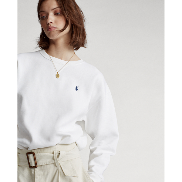 Pull en molleton Polo Ralph Lauren en Blanc 5