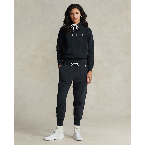 Black ralph lauren tracksuit bottoms sale