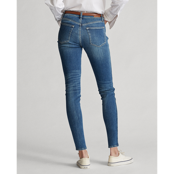 Medium Indigo Tompkins High-Rise Skinny Jean Polo Ralph Lauren 6
