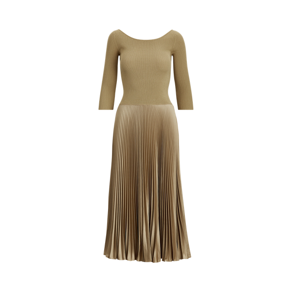 Ribbed Boatneck Midi Dress Polo Ralph Lauren 1