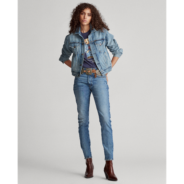 Medium Indigo Polo Bear Trucker Jacket Polo Ralph Lauren 4