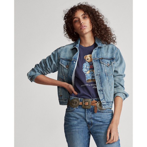 Polo Bear Trucker Jacket for Women Ralph Lauren CO