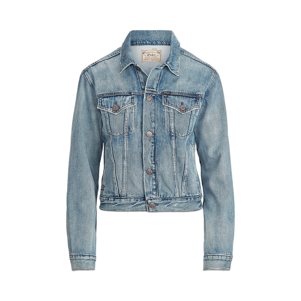 Polo bear denim windbreaker best sale