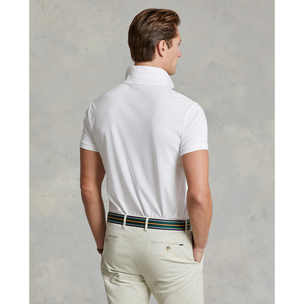 ★★POLO RALPH LAUREN★★ Custom Slim Soft Cotton Tee White Custom Slim Fit Soft Cotton T-Shirt in White | Ralph Lauren® HK