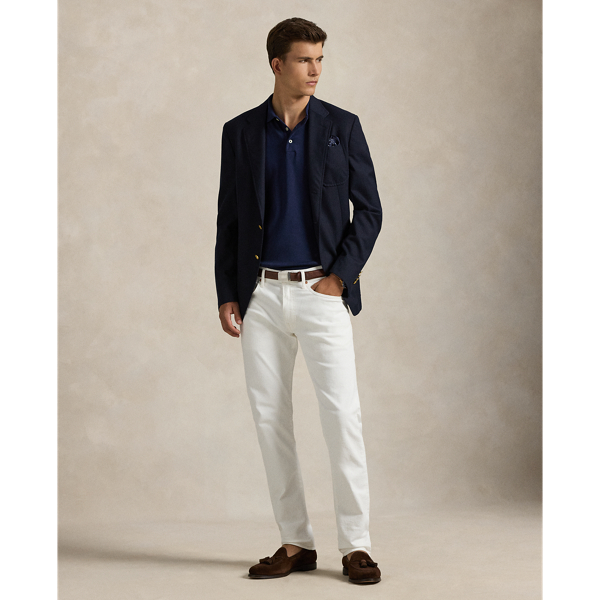 Custom-Slim-Fit Baumwoll-Poloshirt