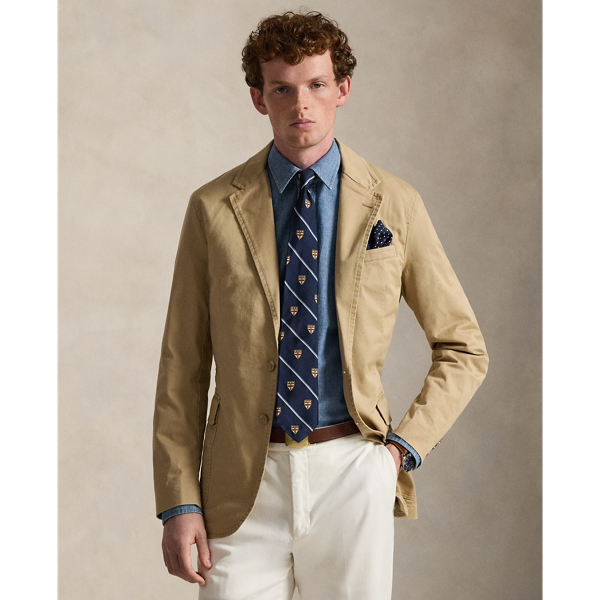 Monument Tan Polo Unconstructed Tailored Chino Jacket Polo Ralph Lauren 8