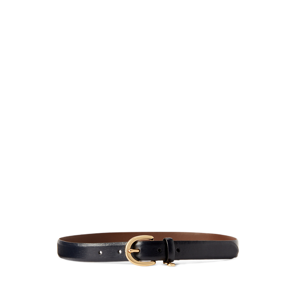 Charm Saffiano Leather Belt Lauren 1