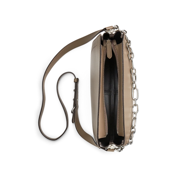 Taupe Leather Sawyer Shoulder Bag Lauren 5
