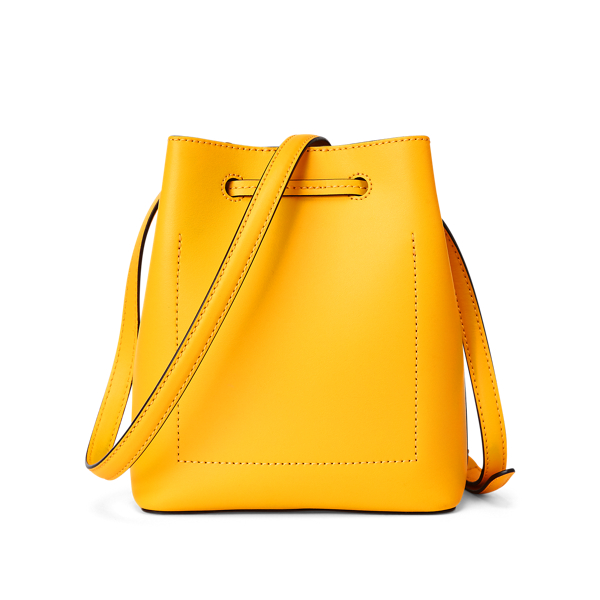 Yellow/Tan Mini Debby II Drawstring Bag Lauren 3