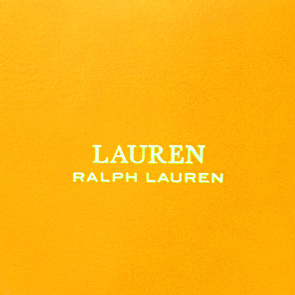 Yellow/Tan Leather Large Marcy Satchel Lauren 4