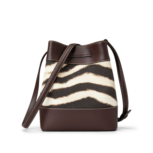 Zebra Print Debby Drawstring Bag Lauren 4