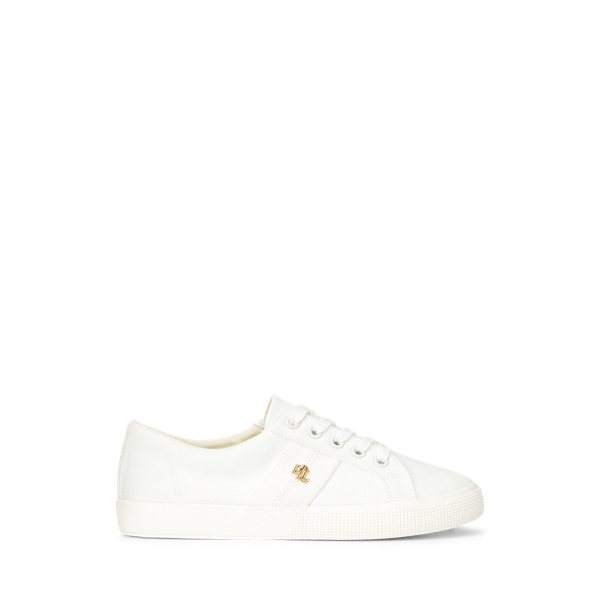 Ralph lauren white sneakers deals