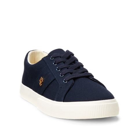Женские кроссовки Ralph Lauren Janson II Canvas, цвет: Тёмно-синий