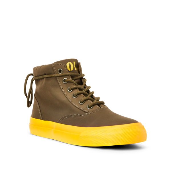 Military/Yellow Bryn High-Top Trainer Polo Ralph Lauren 2